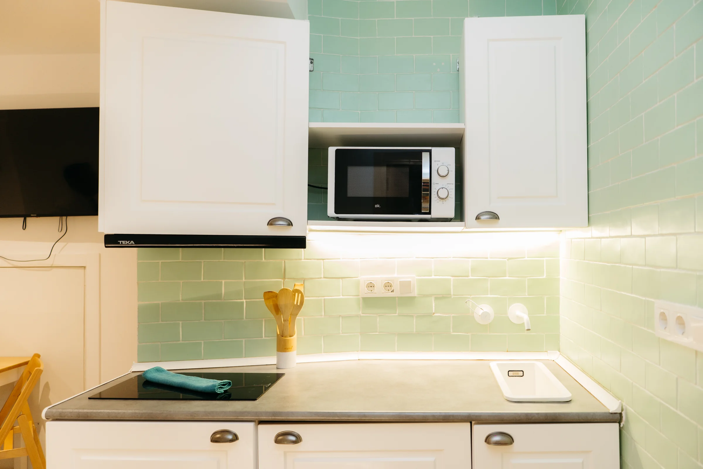 Cocina equipada del apartamento Pinot Noir